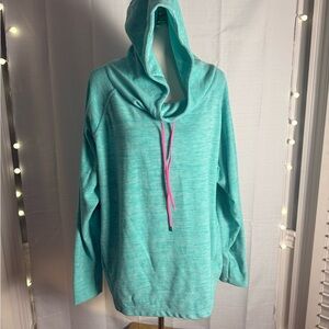 Lukka Blue Oversized Hoodie Relaxed Fit